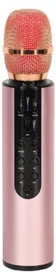 Obrázek produktu pro KIK KX3382 Karaoke Bluetooth mikrofon, 2000mAh růžový