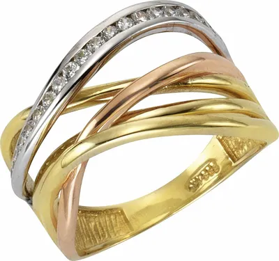 Produktbild von Fascination by Ellen K. Ring 333/- Gold gelb 016 (50,5) Zirkonia weiß 324370076