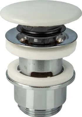 A pop-up drain assembly for a sink.
