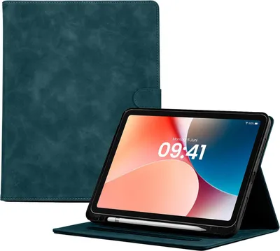 Produktbild von LBH Tablet Schutzhülle für Apple iPad Air 5 10.9 Zoll Cover Case Schutz Tablet Farbe: Petrol