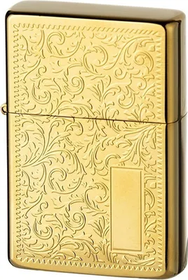 Produktbild von Angel Benzin Sturmfeuerzeug Venetian gold in der Metallbox, unbefüllt
