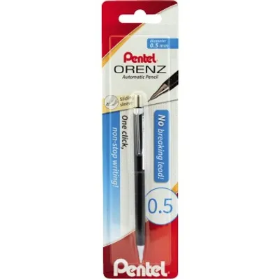 Produktbild von Pentel Druckbleistift ORENZ Stärke der Mine: 0,5 mm Bezeichnung der Härte: B Farbe des Schaftes: schwarz