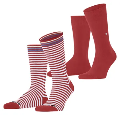 Zdjęcie produktu dla Skarpety męskie Burlington, seria "Everyday Stripe", zestaw wielopack, rozmiar M, bawełna, wzór