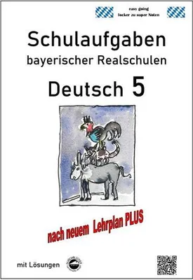 Obrázok produktu pre Deutsch 5, Schulaufgaben bayerischer Realschulen mit Lösungen nach LehrplanPLUS