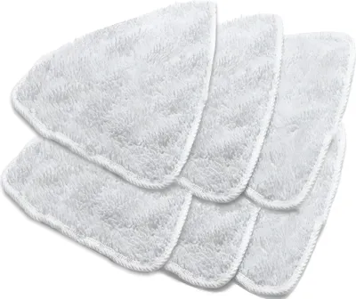 Produktbild von 6x Dampfreiniger Tücher geeignet für Vileda Steam Plus | Nachfüllung – Ersatz Dampfreiniger & Hot & Spray Mikrofasermopp Pad Wischmopp Nachfüllung