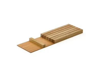 Image de Modify Range-couteaux L 137,5 x P 472 x H 26 mm, chêne clair / Range-couverts en bois