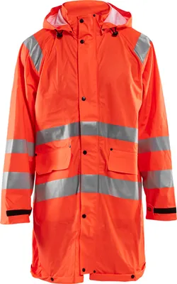 Produktbild von Blakläder High Vis Regenjacke 4324 2000 Level 1 in div. Farben, Farbe:orange, Größe:3XL
