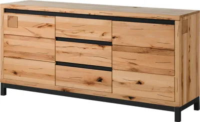 Produktbild von MASSIVMOEBEL24 Sideboard Kernbuche 175x45x85 natur geölt VILLANDERS #109