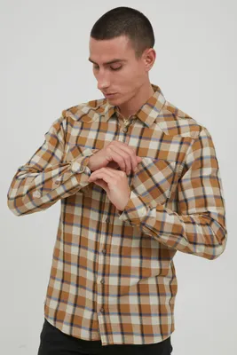 Produktbild von BLEND BHShirt 20713360 Herren Freizeithemd Hemd kariert mit klassischem Hemdkragen aus