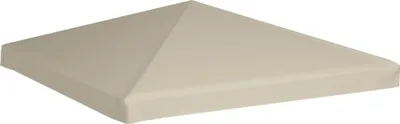 Image de vidaXL Toit de pavillon 310 g/m² 3×3 m Beige