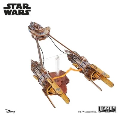 Image de Puzzle 3D, Podracer d'Anakin Skywalker, Ugears, bois, 240 pièces