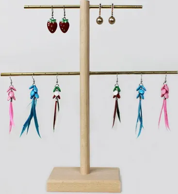 Ohrringständer Mit 72 Löchern - Durchsichtiger Schmuckturm Für 36 Paar Ohrringe