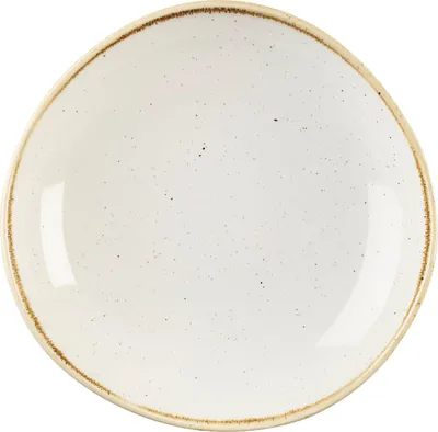 Produktbild von CHURCHILL Stonecast Barley White Teller tief, organic, ø: 253 mm