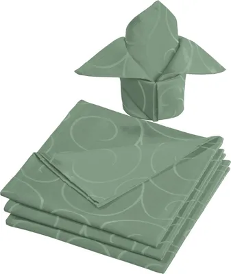 Produktbild von Erwin Müller Serviette Oberhausen" 4er-Pack salbei 50x50 cm"