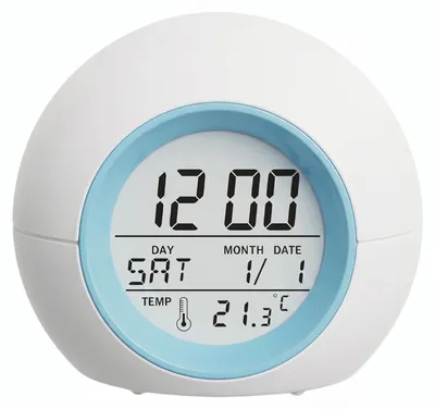 Obrázek produktu pro Budík s LED podsvícením Setty Modrý