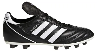 Produktbild von Adidas - "Kaiser 5 Liga" 3 Streifen Fußball-Stiefel für Herren, Leder GT40166 (44 EU) (Schwarz/Weiß)