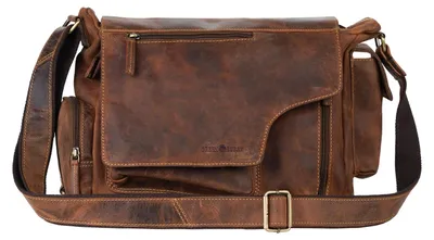Produktbild von GREENBURRY Umhängetasche Vintage New Hunting Bag II Brown braun