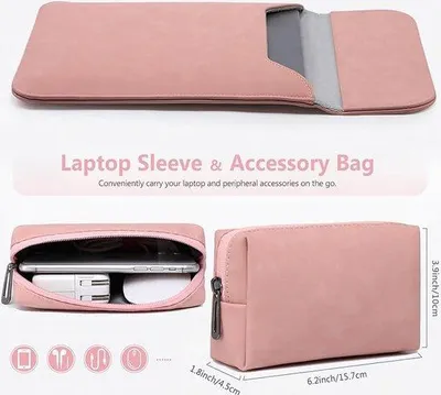 Image de Housse imperméable pour ordinateur portable, sacoche pour ordinateur portable, sacoche pour ordinateur, sacoche de travail, sac de transport, 15-16 pouces