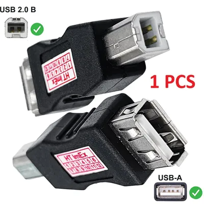 Produktbild von USB 2.0 adapter USB-B male to USB-A female gender changer
