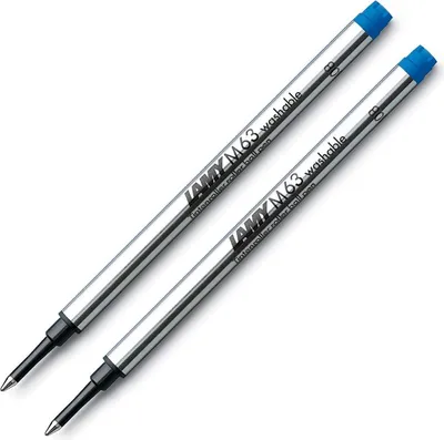 Produktbild von LAMY Tintenrollermine 823 M63 2er Set BLAU Stärke M löschbar