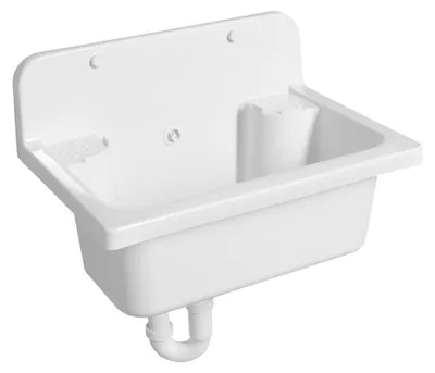 Zdjęcie produktu dla Zlewozmywaki Aqualine - Zlewozmywak, 550x370 mm, biały PI5052