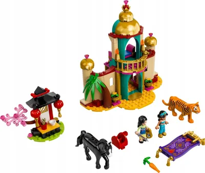 Produktbild von LEGO 43208 Disney Jasmins und Mulans Abenteuer mit Mini-Puppen