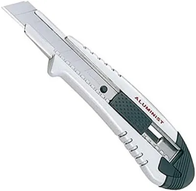 Aluminium-Cutter 25 mm mit Schraube, Silber, 1 Stück
