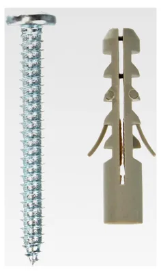 Produktbild von Großer Türstopper mit Schraube, Weiß, 5 x 3,7 x 3,7 cm