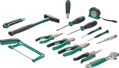 Produktbild von Famanu Werkzeugkoffer 74-teilig - Robuste Aufbewahrungslösung