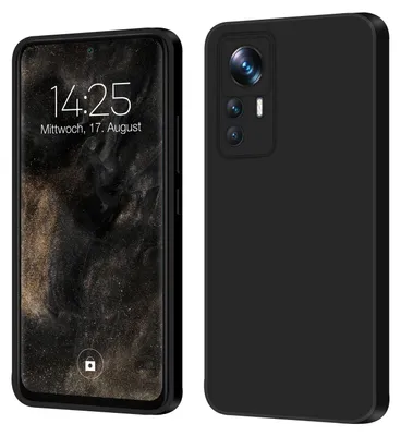 Produktbild von Hülle für Xiaomi 12T / 12T Pro Case Cover Bumper Smartphone Softgrip Schutzhülle Farbe: Schwarz