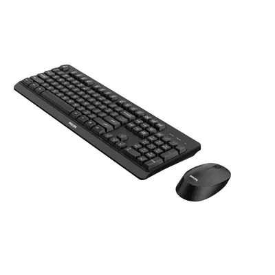 Immagine prodotto di Tastiera con mouse wireless Philips SPT6307BL/16 Qwerty Spagnolo Nero Inglese