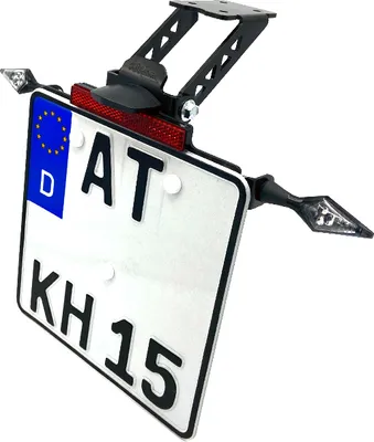Produktbild von alpha Technik Kennzeichenhalter Yamaha YZF-R1, RN12 / RN19 für YZF-R1 RN19