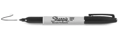 Obrázek produktu pro Sharpie Fine Point - černý - jemný hrot - vícebarevný - jemný - kov - papír - plast - AP