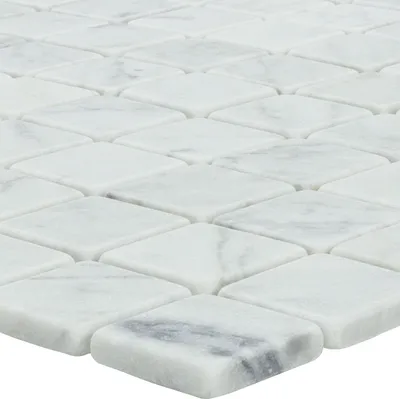 Produktbild von Marmor Naturstein Mosaik Fliesen Venantius Weiß