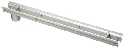Produktbild von Alcadrain Entwässerungsrinne 100 mm verstellbar, Edelstahl