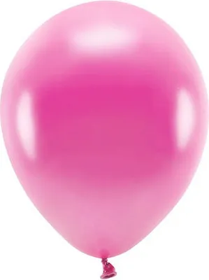 Produktbild von Öko-Luftballons 26cm metallic, fuchsia (1 Packung / 10 Stück)