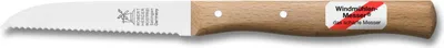 Produktbild von Gemüsemesser mit Wellenschliff Rotbuche 85 mm rostfrei