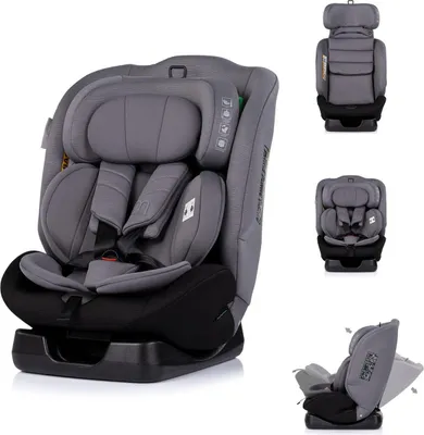 Immagine prodotto di Seggiolino auto Chipolino Mondial i-Size (40-150 cm) Posizione reclinata Poggiatesta Cintura grigia