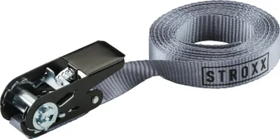 Produktbild von STROXX Zurrgurt 1-teilig – 5 m, 25 mm Breite, mit Spannratsche, 800 kg Tragkraft