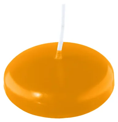 Produktbild von Schwimmkerzen Honig 24 x Ø 60 mm, 20 Stück