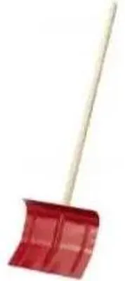 Produktbild von turk Kinder-Metall-Schneeräumer, rot, Stiel 80 cm