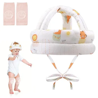 Produktbild von Babyhelm Kopfschutz - Verstellbar - Atmungsaktiv - Schutzhelm für Kleinkinder 6 bis 36 Monate