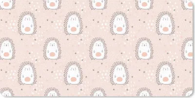 Produktbild von MuchoWow® Mauspad Mousepad Igel - Pastell - Kinder 60x30 cm - Mousepads - Maus Mat - Pad - Mausunterlage - Nachhaltig