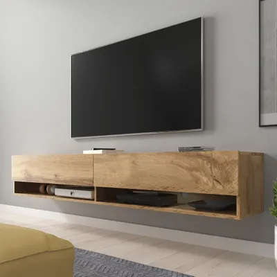 Produktbild von Selsey TV-Schrank WANDER - TV-Board hängend/stehend Holzoptik Wotan Eiche, 180 cm breit