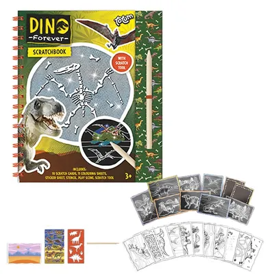 Obrázok produktu pre Vykrabvacie obrzky s doplnkami - Dinosaury