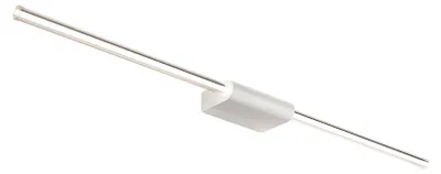 Zdjęcie produktu dla Olśniewająca lampa ścienna i sufitowa LED 12 W, minimalistyczny design, białe aluminium, emisja światła 360 stopni, uniwersalna i ściemnialna