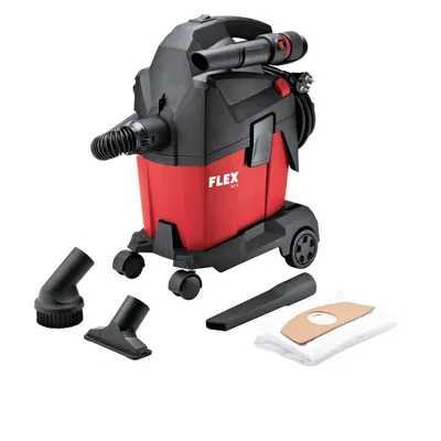 Produktbild von Flex Kompakt Sauger VC 6 L MC + Vliesfiltersäcke FS-F VC 6 (6 l, Klasse L)