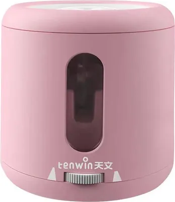 Zdjęcie produktu dla Temperówka elektryczna Tenwin 8035-4, bateria/USB, różowa