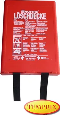 Produktbild von Löschdecke 120 x 120 cm Box | Feuerschutzdecke