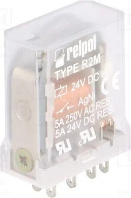 Produktbild von 1x Relais: elektromagnetisch USpule : 24VDC 5A/250VAC 10A R2M-2012-23-1024 Elekt